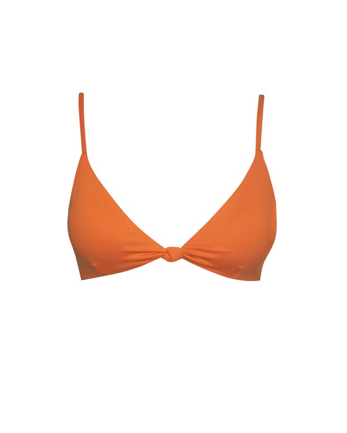 Bondi Triangle Top | Orange from AURAI SWIM