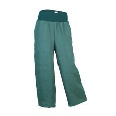 Bio hemp trousers Lola ocean green via Frija Omina