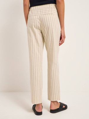 Pencil pants with pinstripe from LANIUS