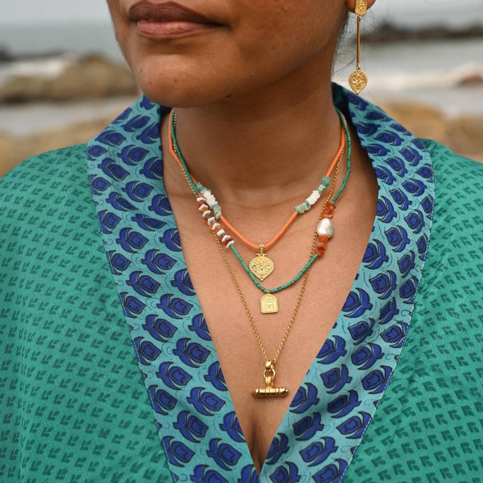Beaded Kesari Necklace from Loft & Daughter