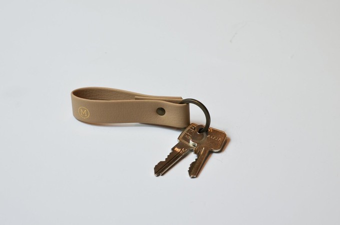 Sleutelhanger GO - Beige from MADE out of