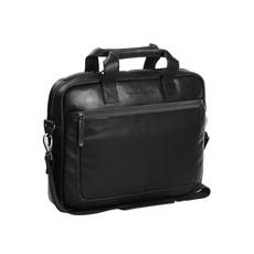Leather Laptop Bag Black Calvi - The Chesterfield Brand via The Chesterfield Brand