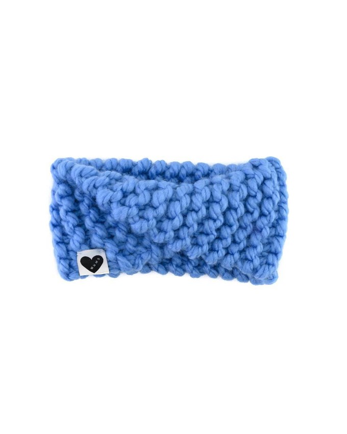 Twisted Knitted Headband - Blue from Urbankissed