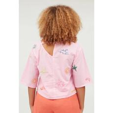 Indo voile blouse - pink via Brand Mission