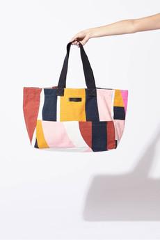 SUPERSONIC LARGE BAG YELLOW PINK via Cool and Conscious
