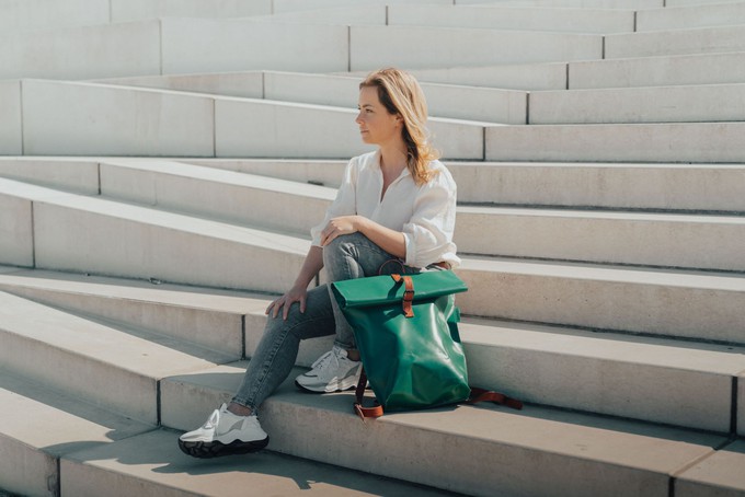 BENDL Responsible Ransel: Unieke vegan rolltop tassen gemaakt van restmateriaal!