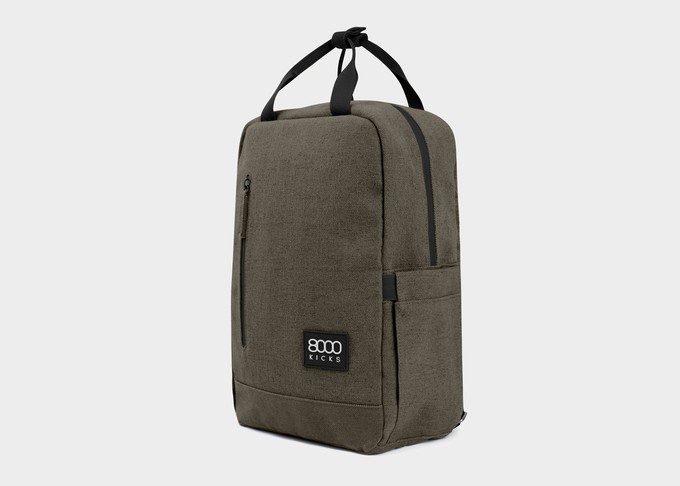 Small Hemp Backpack in Dark Green from 8000kicks
