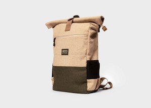 Everyday Backpack in Beige and Green from 8000kicks