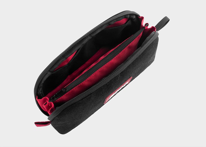 Accessory & Tech Pouch in black hemp from 8000kicks