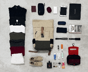 Everyday Hemp Rolltop Backpack in Full Black from 8000kicks