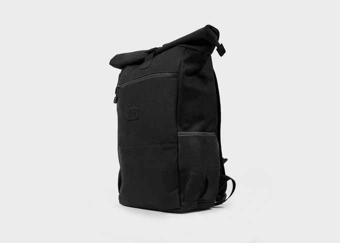 Everyday Hemp Rolltop Backpack in Full Black from 8000kicks