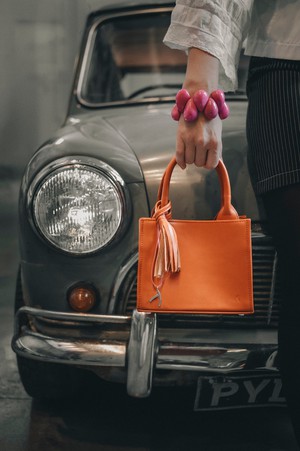 Mini Leather Tote Bag from Abury