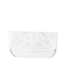 Lovebirds Wedding Clutch Bag in White van Abury