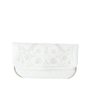 Lovebirds Wedding Clutch Bag in White from Abury Lovebirds Wedding Clutch Bag in White from Abury