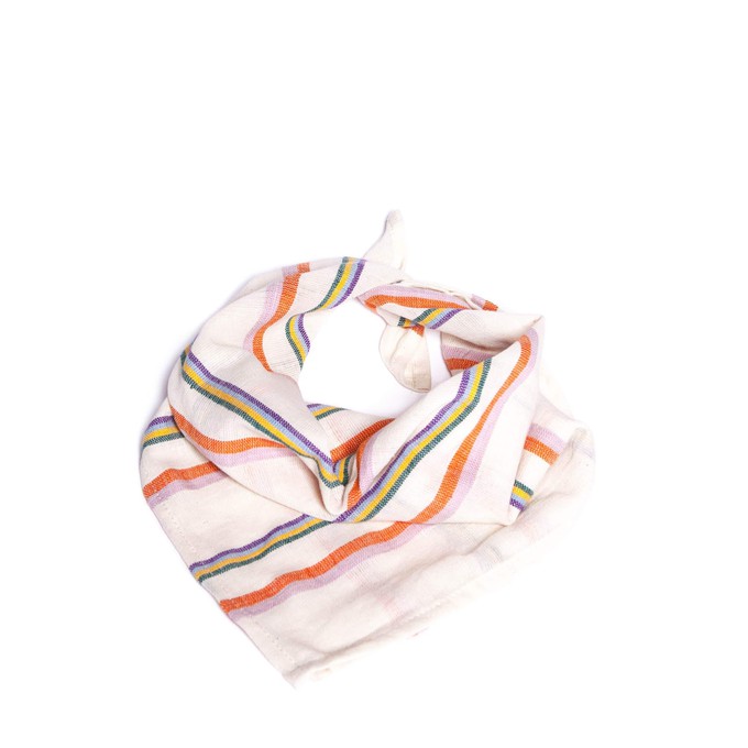 Colourful Striped Cotton Bandana from Abury