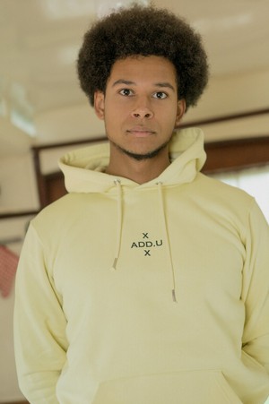 Zachte Gele hoodie BY ADD.U unisex from ADD.U