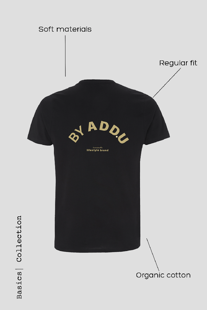 Classic basic T-shirt Zwart from ADD.U