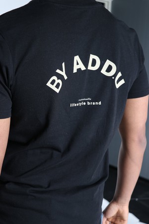 Classic basic T-shirt van biologisch katoen zwart from ADD.U