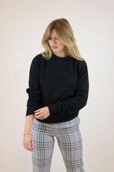 Zwarte sweater - Unisex via ADD.U