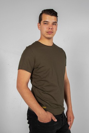 Luc Army green biologisch katoen t-shirt from ADD.U
