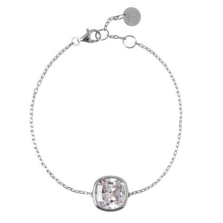 Pretty Cushion | Bracelet | Zilver Zirkonia from AdornPay