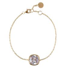 Pretty Cushion | Bracelet | Goud Zirkonia via AdornPay