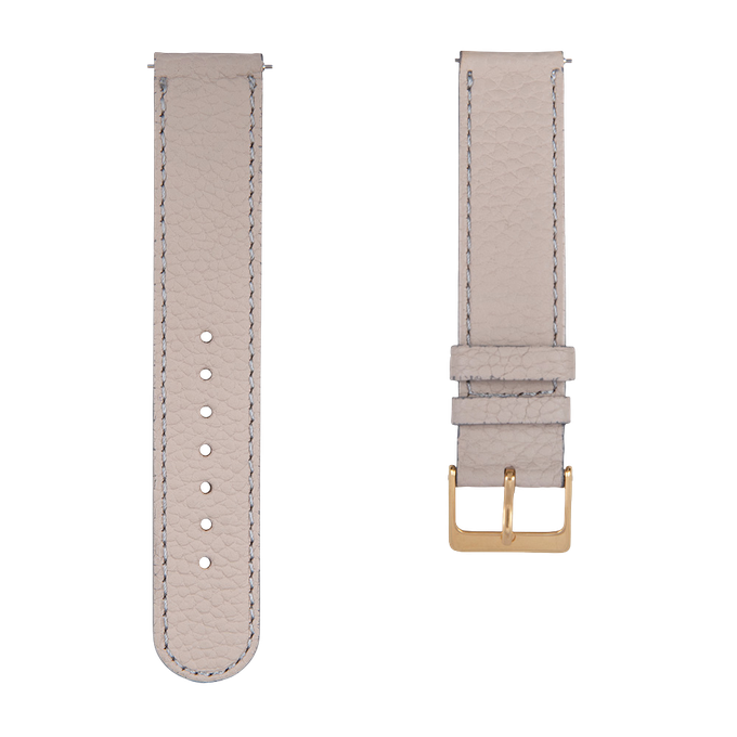 Wearable Watchstrap | Beige | Goud | 18 mm from AdornPay