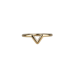 Perfect 'V' | Ring | Goud from AdornPay