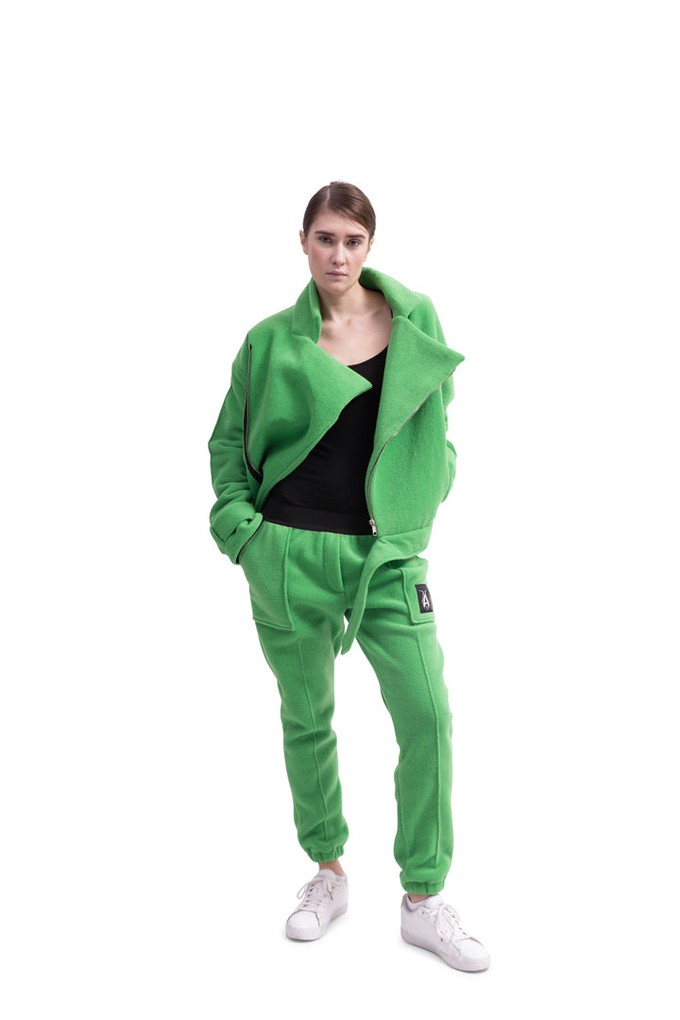 Plush Poison Green Comfort Pants - deadstock from AFKA