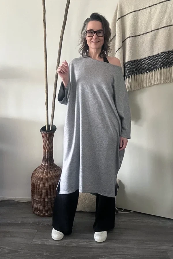 Maxi trui 3/4 mouw (2 kleuren) from Aimmea