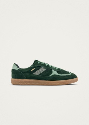 Tb.490 Rife Green Tones Leather Sneakers from Alohas