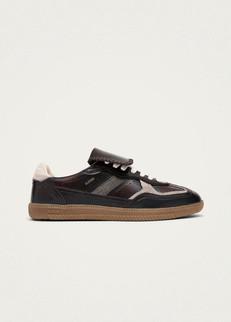Tb.490 Club Brushed Dark Chocolate Leather Sneakers via Alohas