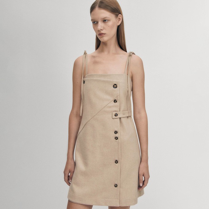 Gala Beige Dress from Alohas