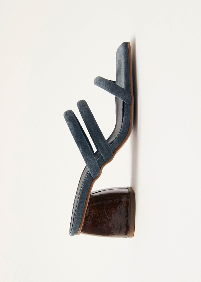 Indiana Grey Leather Sandals from Alohas