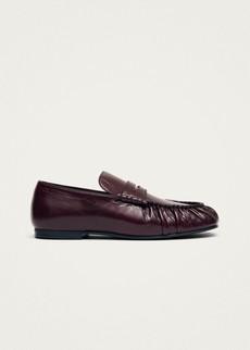 Aven Rift Burgundy Leather Loafers via Alohas