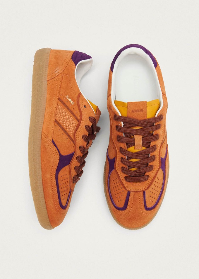 Tb.490 Rife Orange Leather Sneakers from Alohas