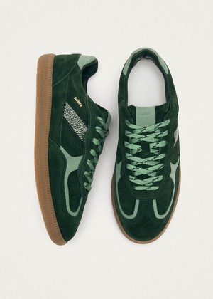 Tb.490 Rife Green Tones Leather Sneakers from Alohas