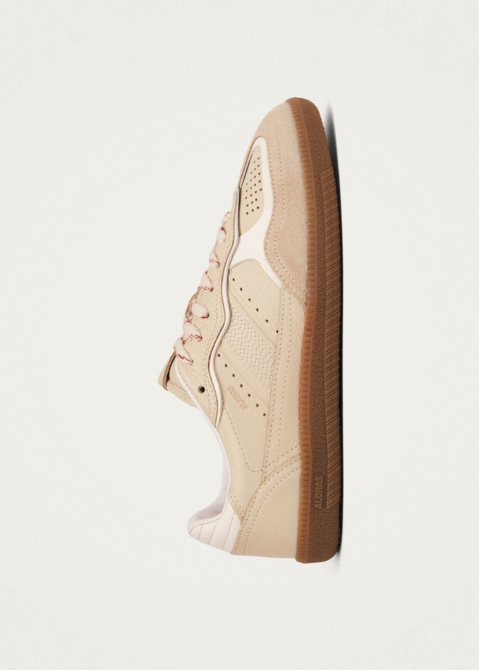 Tb.490 Rife Grain Cream Leather Sneakers from Alohas Tb.490 Rife Grain Cream Leather Sneakers from Alohas
