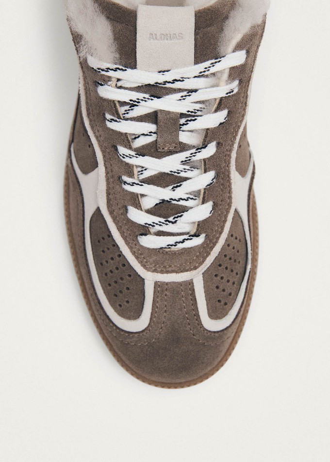 Tb.490 Mule Furry Taupe Sneakers from Alohas