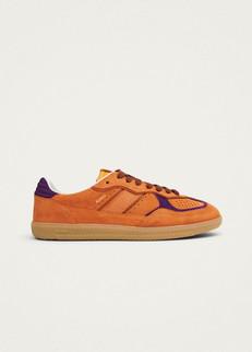 Tb.490 Rife Orange Leather Sneakers via Alohas