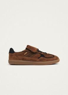 Tb.490 Club Suede Brown Leather Sneakers via Alohas