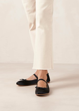 Odette Black Ballet Flats from Alohas