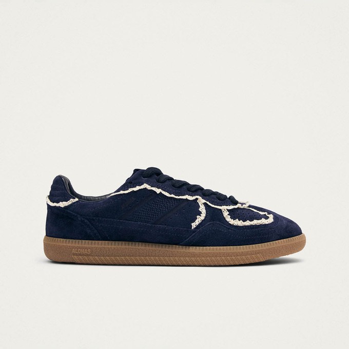 Tb.490 Crochet Navy Leather Sneakers from Alohas