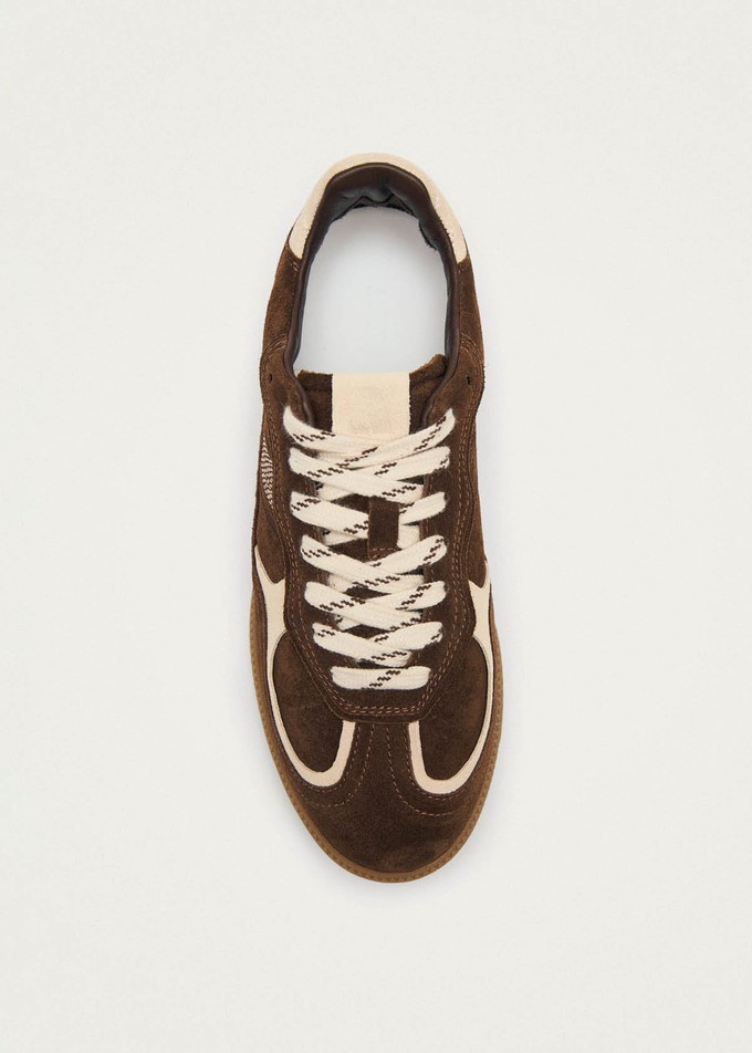 Tb.490 Rife Cocoa & Off White Leather Sneakers from Alohas
