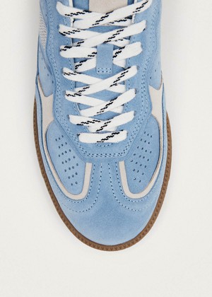 Tb.490 Rife Cornflower Blue Cream Leather Sneakers from Alohas