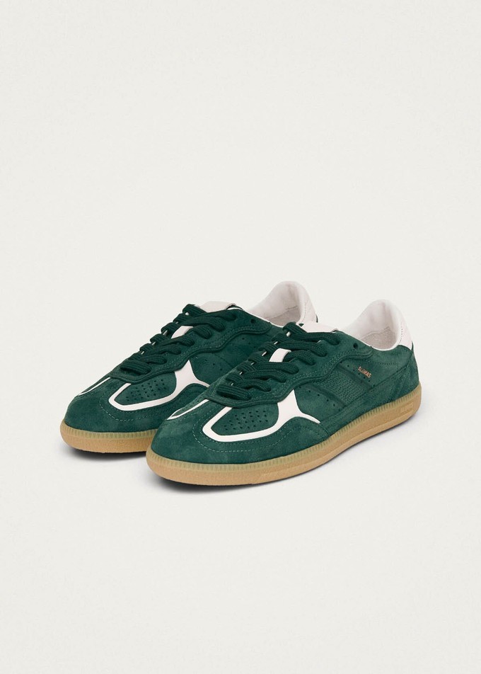 Tb.490 Rife Forest Green Leather Sneakers from Alohas