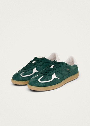 Tb.490 Rife Forest Green Leather Sneakers from Alohas