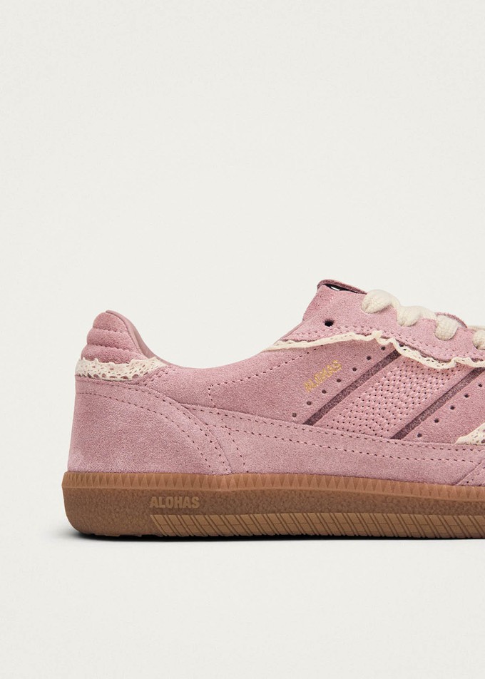 Tb.490 Crochet Pink Leather Sneakers from Alohas