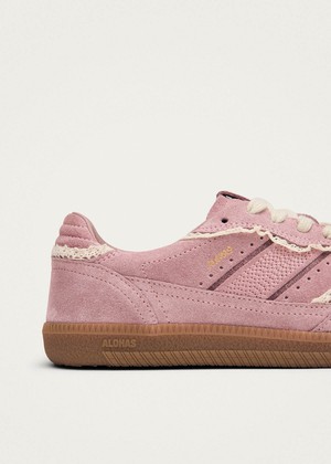 Tb.490 Crochet Pink Leather Sneakers from Alohas