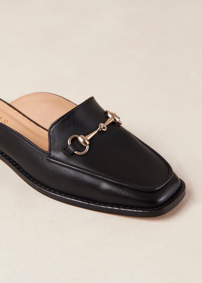 Kais Black Leather Mules from Alohas